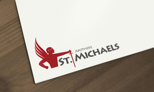 st. michael apotheke, logoentwicklung
