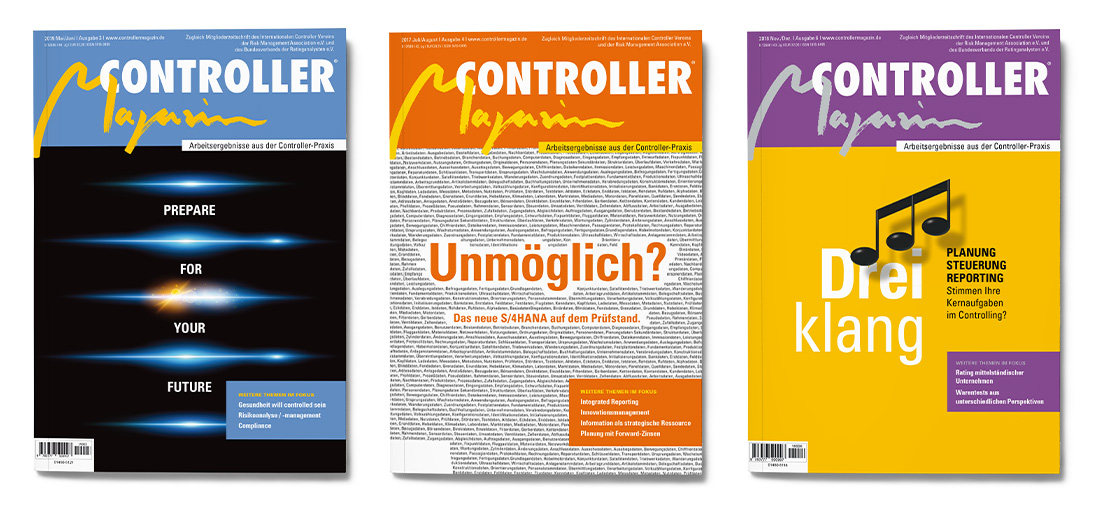 Covergestaltung für Controller Magazin